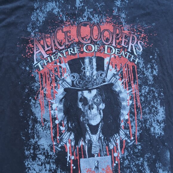 Alice Cooper Theatre of Death 2010 Tour Graphic T-Shirt Black – Men’s L - Picture 2 of 6